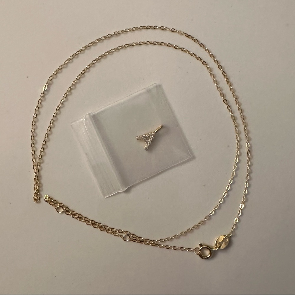 Letter A necklace